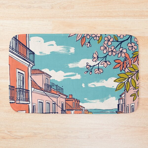 Item preview, Lisbon Vintage Retro Portugal Travel designed and sold by RareDeerArt.