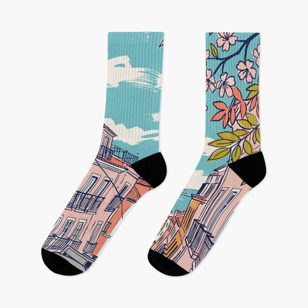 Item preview, Lisbon Vintage Retro Portugal Travel designed and sold by RareDeerArt.