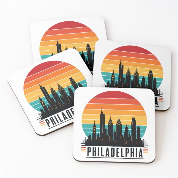 Item preview, Retro Philadelphia Skyline | Vintage Philly Sunset | Pennsylvania City designed and sold by ZIGLWORKS.