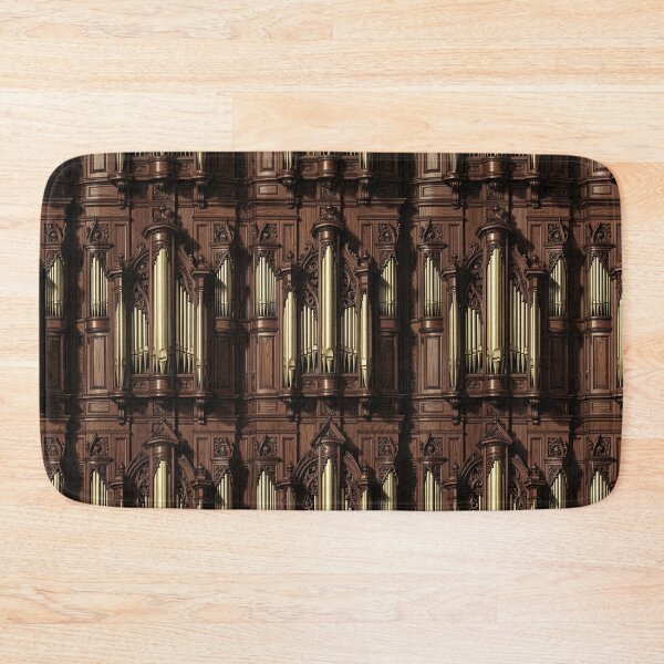 Item preview, Gothic Pipe Organ Seamless Wood Carving Pattern designed and sold by pinkal.