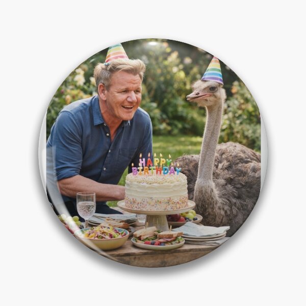 Item preview, Gordon ramsay ostrich picnic ostrichs animal pet nature meme memes funny parody christmas birthday  designed and sold by CheeseBlueprint.