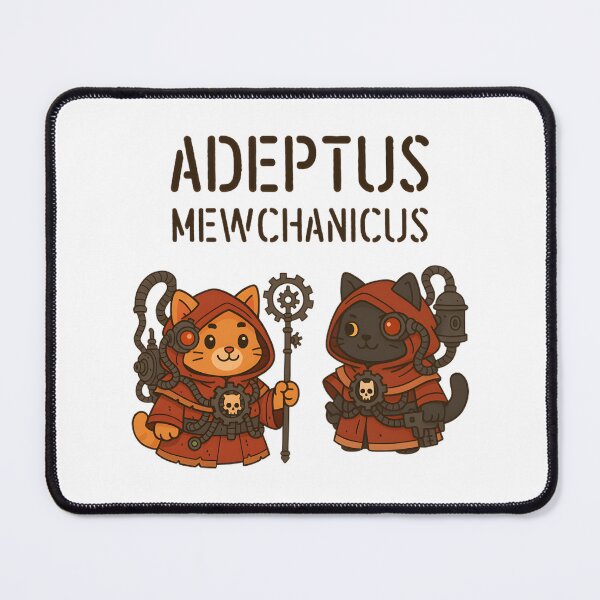 Item preview, Cyberpunk Tech Priest Kitty Futuristic Robotic Cat Cyborg Feline Science Fiction Space Engineer Aesthetic Digital Art | Perfect Gift For You And Friends designed and sold by Mallerlite.