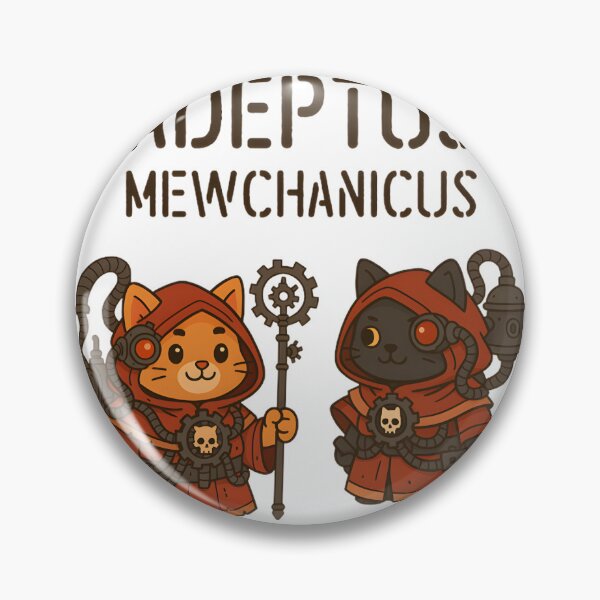 Item preview, Cyberpunk Tech Priest Kitty Futuristic Robotic Cat Cyborg Feline Science Fiction Space Engineer Aesthetic Digital Art | Perfect Gift For You And Friends designed and sold by Mallerlite.