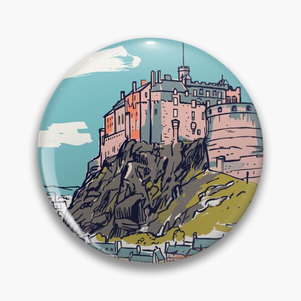 Item preview, Edinburgh Vintage Retro Scotland Travel designed and sold by RareDeerArt.