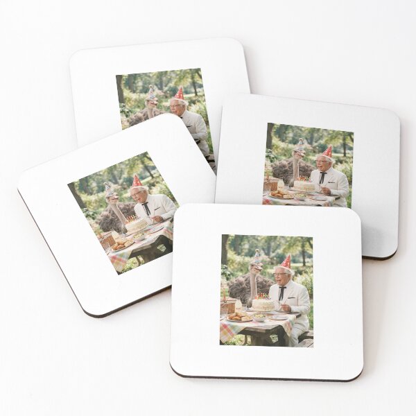 Item preview, Colonel sanders kfc ostrich picnic ostrichs animal pet nature meme memes funny parody christmas birthday  designed and sold by CheeseBlueprint.
