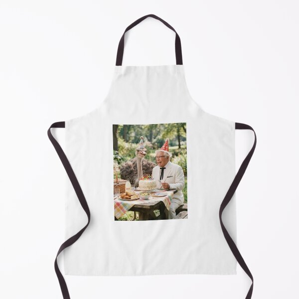Item preview, Colonel sanders kfc ostrich picnic ostrichs animal pet nature meme memes funny parody christmas birthday  designed and sold by CheeseBlueprint.