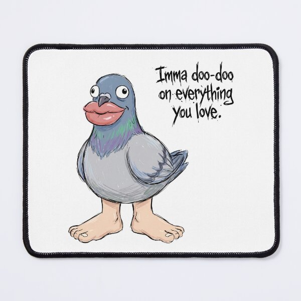 Item preview, Funny Weird Pigeon With Human Lips Doo-Doo On Everything You Love designed and sold by Sekla-Studio.