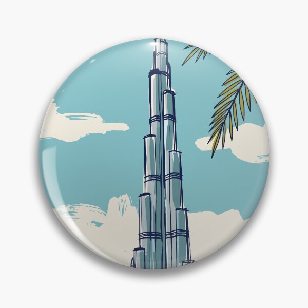 Item preview, Dubai Vintage Retro UAE Travel designed and sold by RareDeerArt.