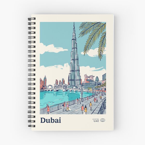 Item preview, Dubai Vintage Retro UAE Travel designed and sold by RareDeerArt.