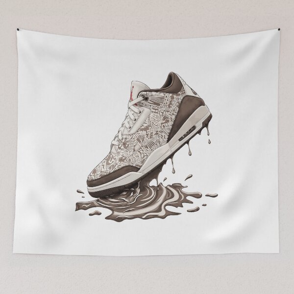Item preview, Sneaker Mocha Drip Doodle Art designed and sold by JenniferP19118.