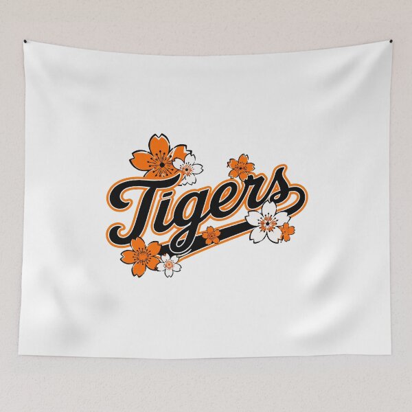 Item preview, Retro Floral Tigers Graphic designed and sold by MatthewCo20362.