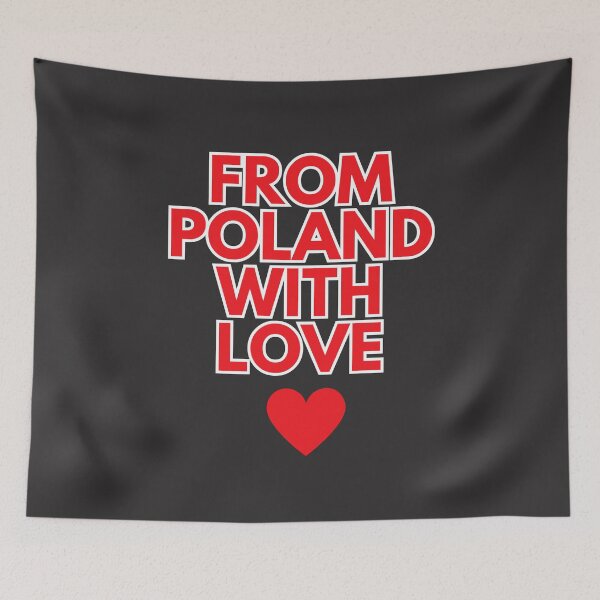 Item preview, From Poland with Love – Red Polish Heart Design designed and sold by icreativestudio.