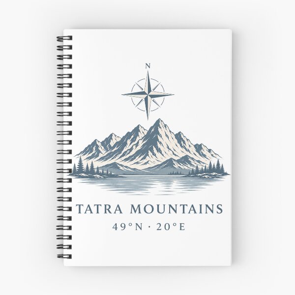 Item preview, Tatra Mountains – Alpine Peaks, Compass & Coordinates Travel Art designed and sold by ChicClicker.
