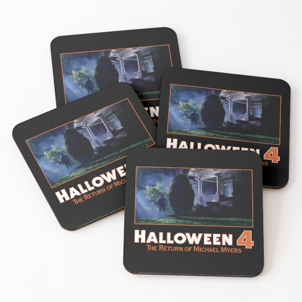 Item preview, La figura persigue (con el logo de Halloween 4) designed and sold by Atomic Mouth Designs.
