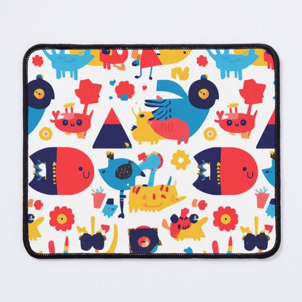 Item preview, Cute Colourful Cartoon Animals Playful Kids Pattern designed and sold by My Gluten Free Life UK.