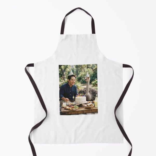 Item preview, Paul rudd ostrich picnic ostrichs animal pet nature meme memes funny parody christmas birthday  designed and sold by CheeseBlueprint.