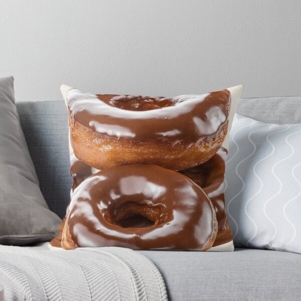 Item preview, Cozy Autumn Chocolate Glazed Donuts designed and sold by jianina-alondra.