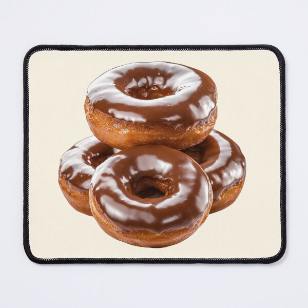 Item preview, Cozy Autumn Chocolate Glazed Donuts designed and sold by jianina-alondra.