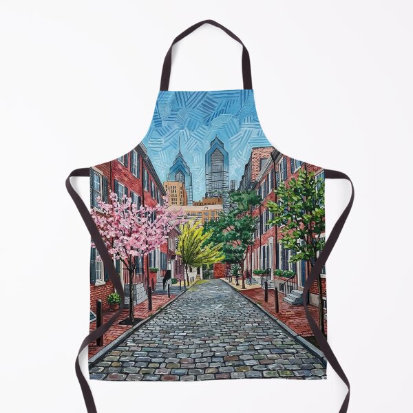 Item preview, Philly Row Houses Acrylic Print | Pennsylvania Travel Poster | American designed and sold by POSTERIOCREW.