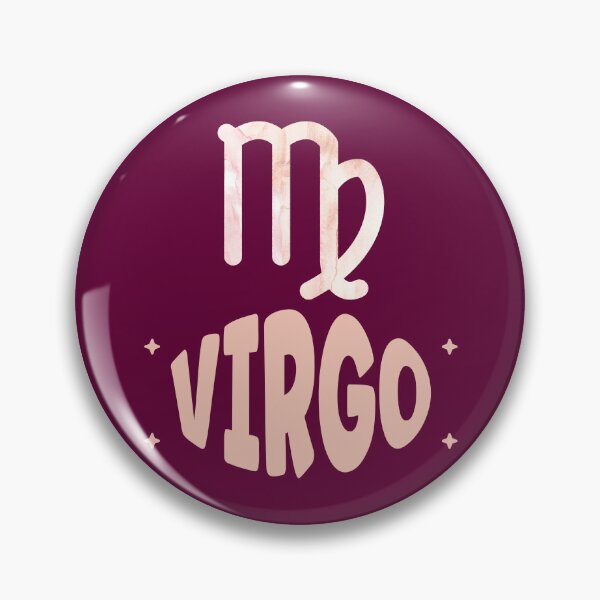 Item preview, Pink Virgo Zodiac Sign Groovy Symbol designed and sold by creativerooney.