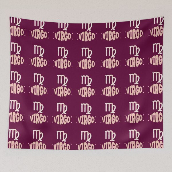 Item preview, Pink Virgo Zodiac Sign Groovy Symbol designed and sold by creativerooney.