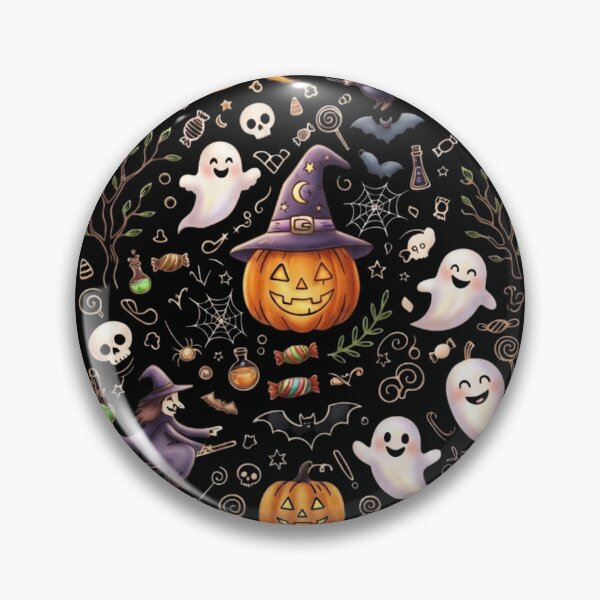 Item preview, ​Cute and Spooky Halloween Doodles Digital Illustration designed and sold by BS Creations.
