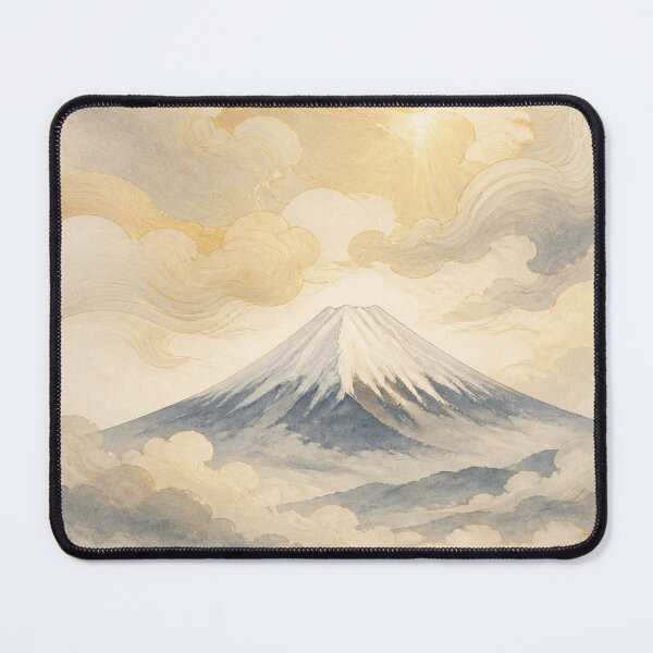 Item preview, Mount Fuji Wall Art Poster | Fuji and Flowing Clouds, Japandi Japanese Landscape Decor designed and sold by LuminaKage.
