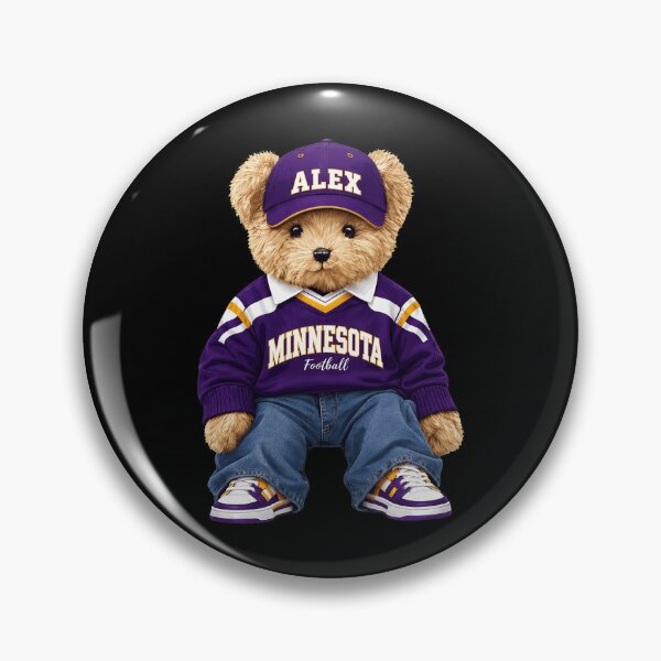 Item preview, Cute Teddy Bear Football Fan designed and sold by JimmyMald57041.