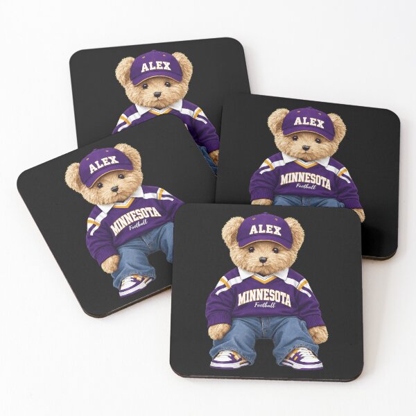 Item preview, Cute Teddy Bear Football Fan designed and sold by JimmyMald57041.