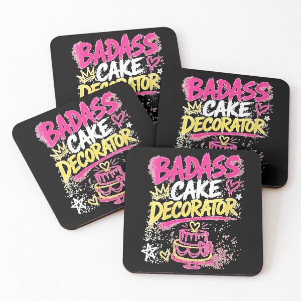 Item preview, Women's Badass Cake Decorator V-Neck designed and sold by HuserPiri.