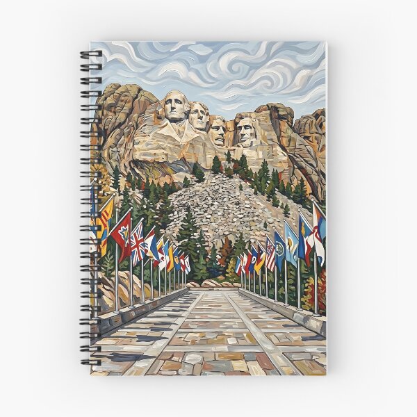 Item preview, Mount Rushmore Acrylic Print | South Dakota Travel Poster | American designed and sold by POSTERIOCREW.