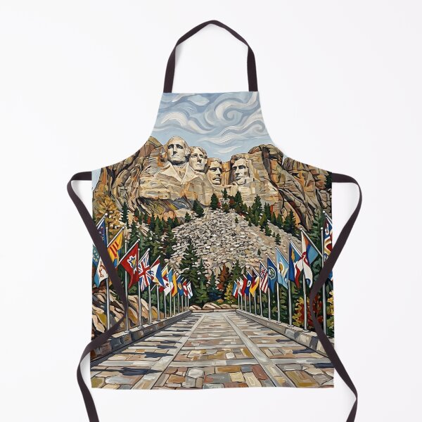 Item preview, Impresión acrílica del Monte Rushmore | Póster de viaje de Dakota del Sur | Americano designed and sold by POSTERIOCREW.