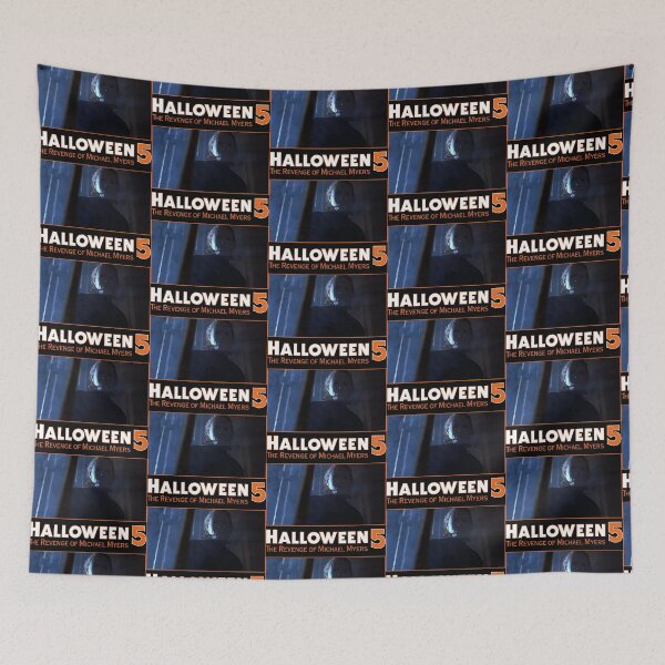 Item preview, The Shape Looms Large (With Halloween 5 Logo) designed and sold by Atomic Mouth Designs.