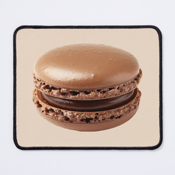 Item preview, Cozy Autumn Chocolate French Macaron designed and sold by jianina-alondra.