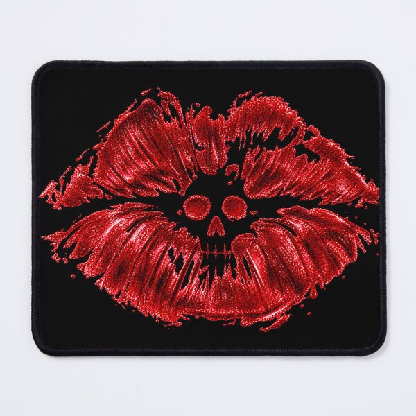 Item preview, Deadly Kiss Skull – Red Lipstick Dark Art designed and sold by PA1407.