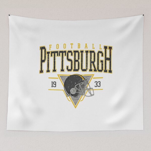 Item preview, Retro Pittsburgh Football Helmet designed and sold by JamesBeck53255.