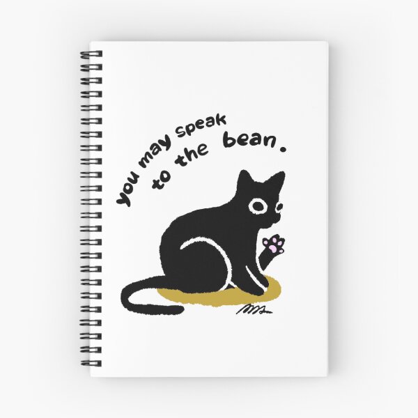 Item preview, You May Speak To The Bean Funny Black Cat designed and sold by JossDesign15.