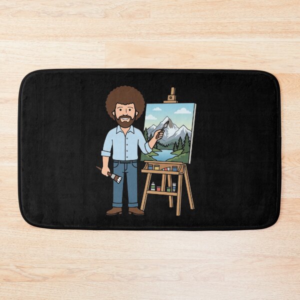 Item preview, Bob Ross Painting a Mountain Landscape designed and sold by Karamram Studio.