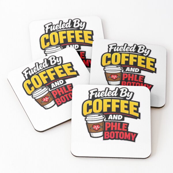 Item preview, Fueled By Coffee And Phlebotomy Funny Medical designed and sold by Timeless Junction.