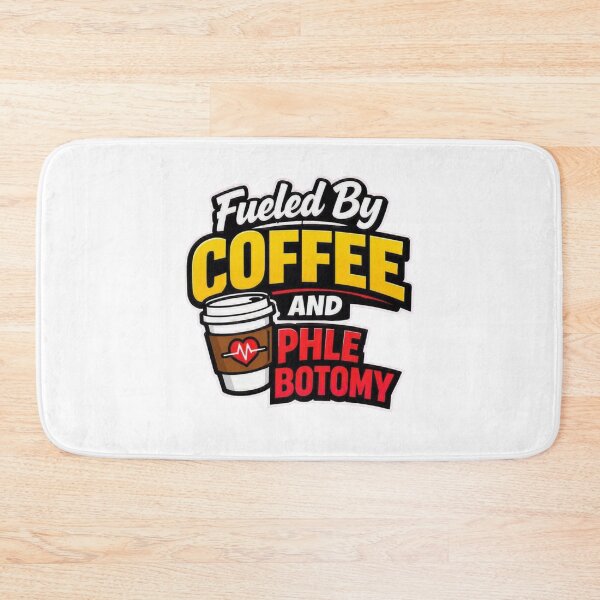 Item preview, Fueled By Coffee And Phlebotomy Funny Medical designed and sold by Timeless Junction.