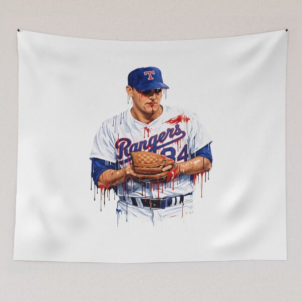 Item preview, Gritty Baseball Player Graphic Art designed and sold by MatthewCo20362.