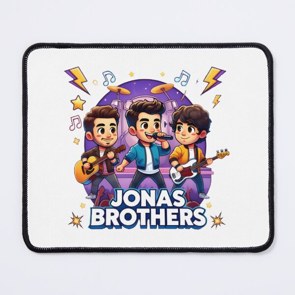 Item preview, Jonas Brothers Chibi Performers Live Stage Art | ⭐⭐⭐⭐⭐ designed and sold by jimmy vlogs.