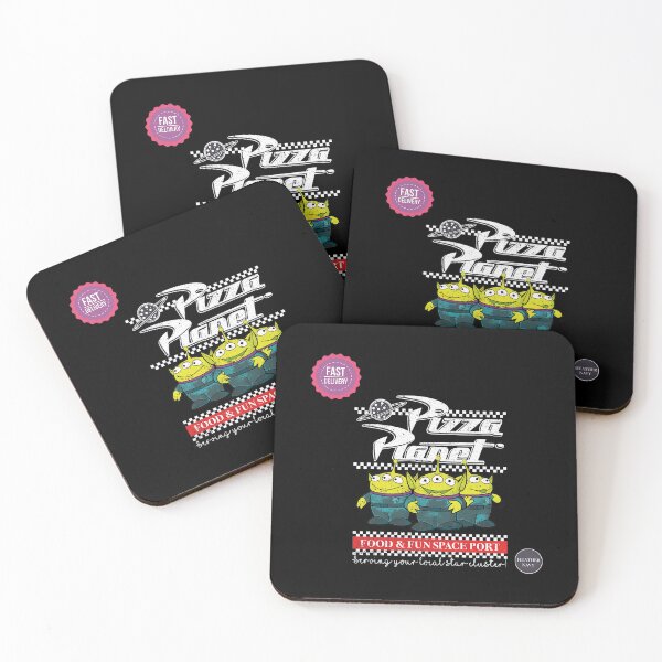 Item preview, Retro Alien Space Pizza designed and sold by JasonRoge96759.