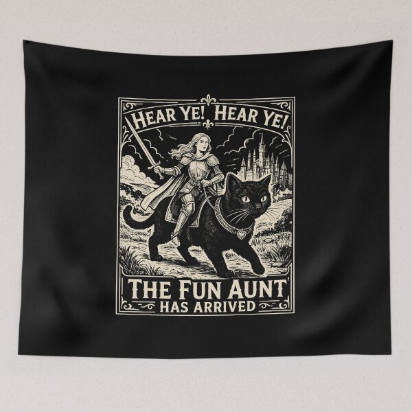 Item preview, Hear Ye Hear Ye The Fun Aunt Has Arrived Vintage designed and sold by Hedoraxe.