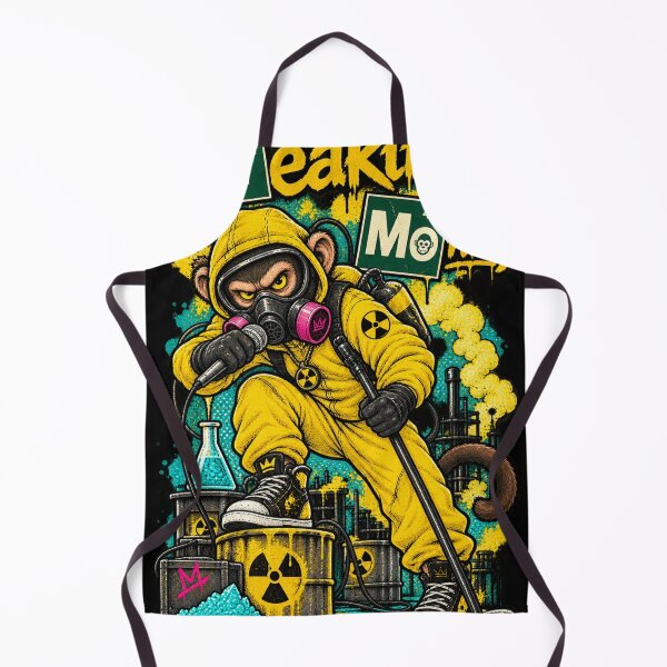 Item preview, Breaking Monkey - Toxic Monkey Singer - Hazmat Punk Rock Vocalist designed and sold by BRTHRCNK01.