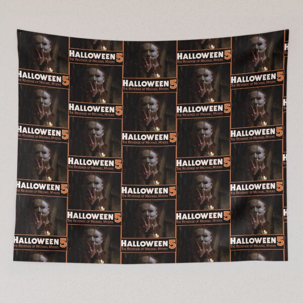 Item preview, The Shape's Mask (With Halloween 5 Logo) designed and sold by Atomic Mouth Designs.