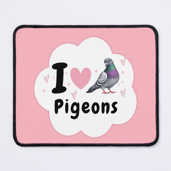 Item preview, I Love Pigeons - Bubble designed and sold by AnimalVibes.