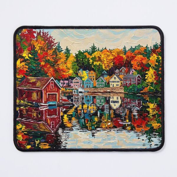 Item preview, Alton Bay Acrylic Print | Lake Winnipesaukee New Hampshire Travel Poster | American designed and sold by POSTERIOCREW.