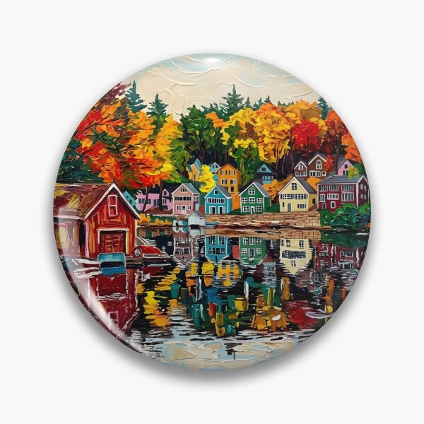 Item preview, Alton Bay Acrylic Print | Lake Winnipesaukee New Hampshire Travel Poster | American designed and sold by POSTERIOCREW.