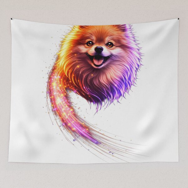 Item preview, Neon Pomeranian – Glowing Pomeranian designed and sold by Noventra112.